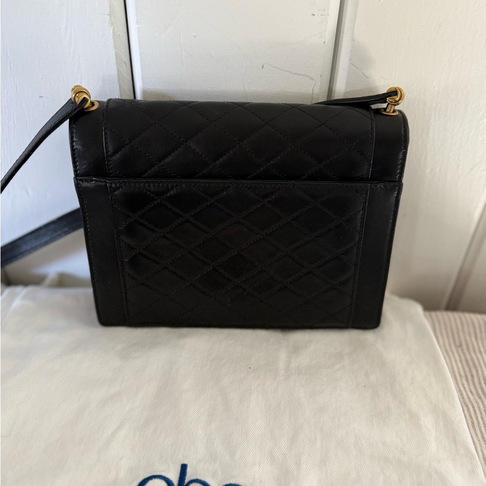 Saint Laurent Gaby Black Quilted Leather Shoulder Bag - Picture 10 of 16